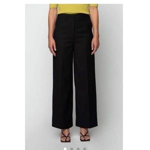 Black High Waisted Trousers